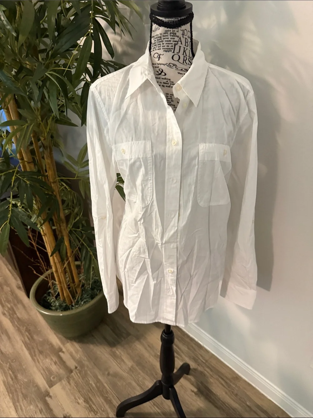 Polo by Ralph Lauren White Long-Sleeve Button-Front Shirt